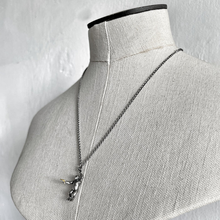 Chimp With A Gun Necklace