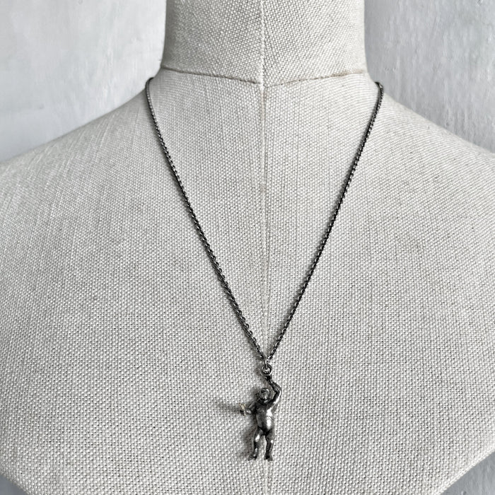 Chimp With A Gun Necklace