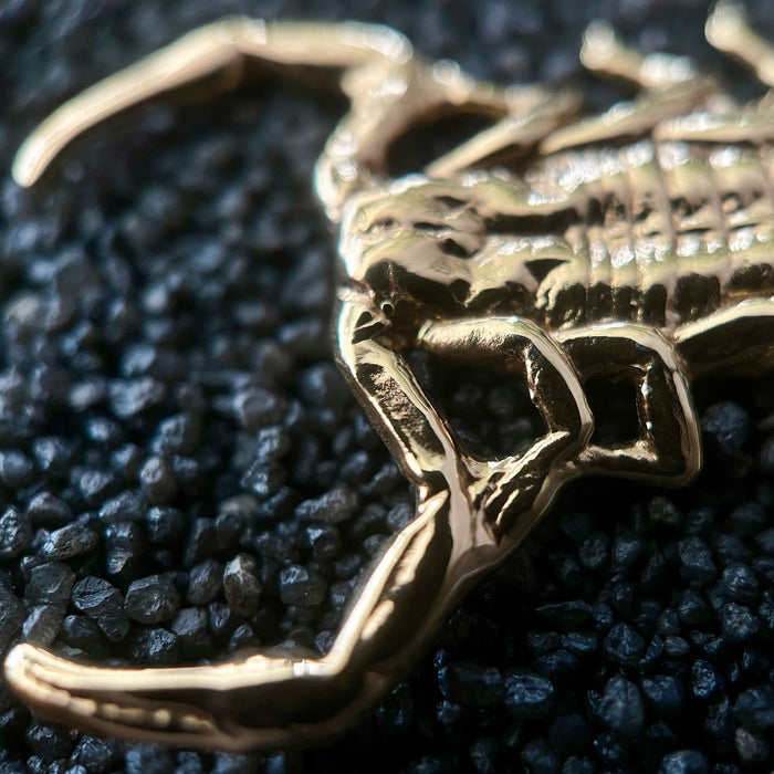 Gold Scorpion Necklace
