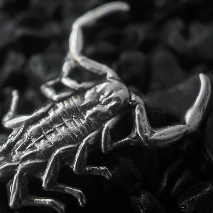 Silver Scorpion Necklace