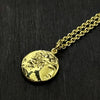 Alexander the Great Ancient Greek coin pendant necklace in a gold finish  by jewel thief Brighton.
