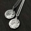 Alexander the Great Ancient Greek coin pendant necklace in polished or oxidised silver finish by jewel thief Brighton.