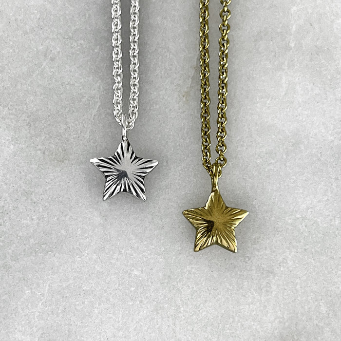 Star Necklace, Gold Necklace, Celestial Necklace, Boho Necklace, Star Jewelry, Star Charm