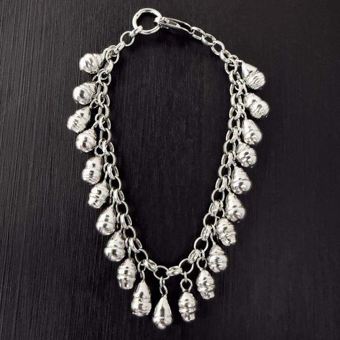 Sterling Silver Mermaid Pearl Bracelet