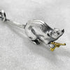 rat earrings detail