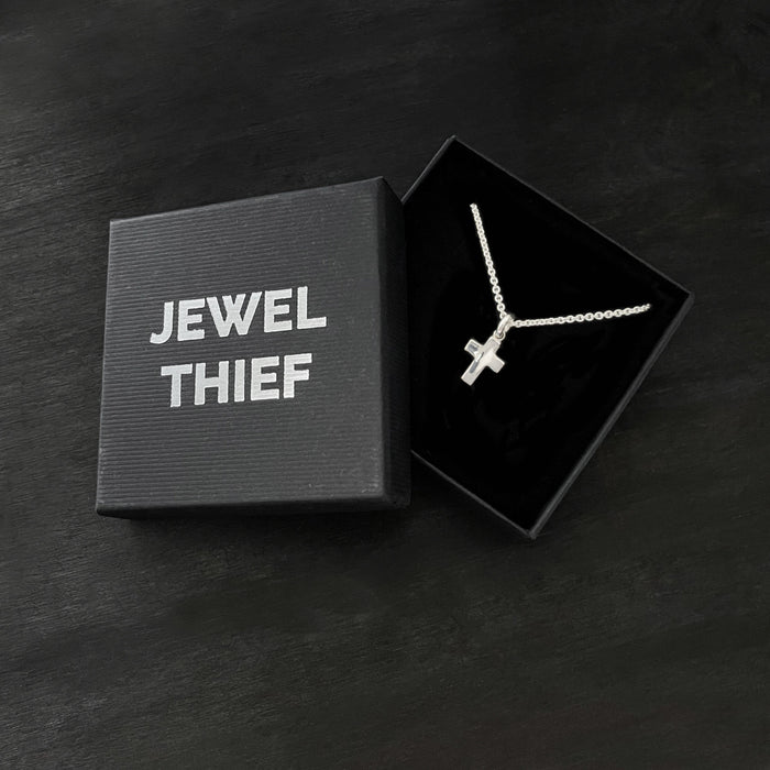 Tiny Sterling Silver Cross Pendant