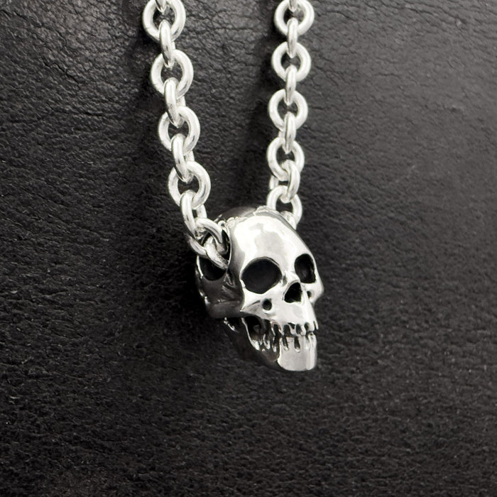 Sterling Silver Skull Necklace