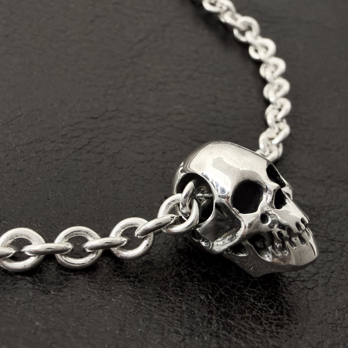 Sterling Silver Skull Necklace