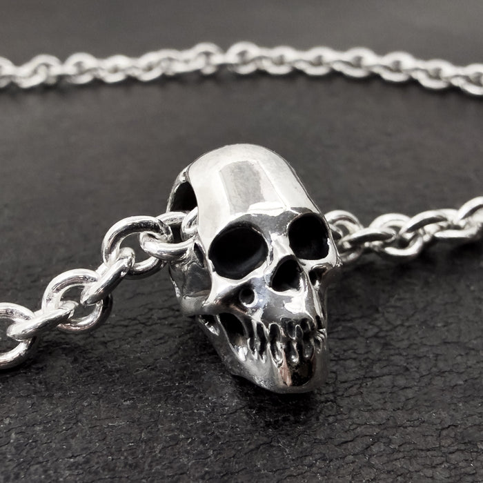 Sterling Silver Skull Necklace