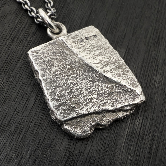 Oxidized Sterling Silver Cross Pendant