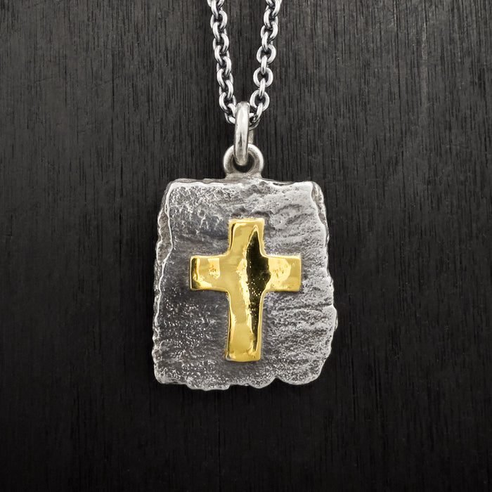 Handmade Sterling Silver Cross Pendant