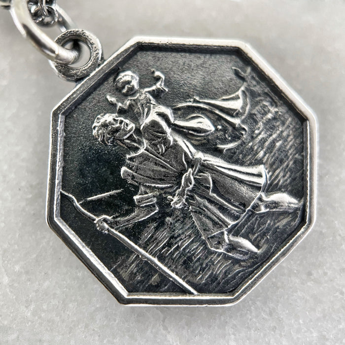 St. Christopher Necklace Silver