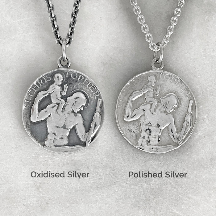 Vintage St Christopher Necklace