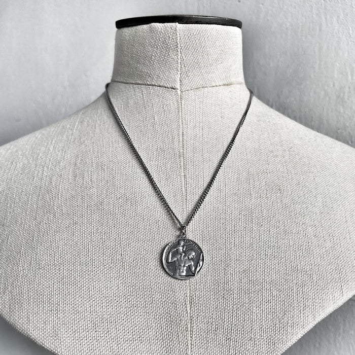 Vintage St Christopher Necklace