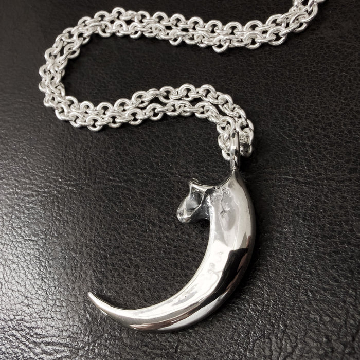 Hand Cast Bald Eagle Talon Pendant