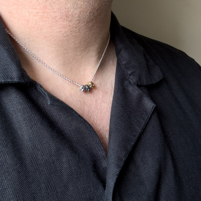 Three Skull Necklace