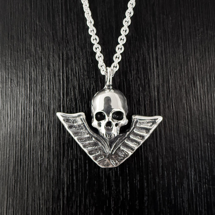 Victory Skull Silver Pendant