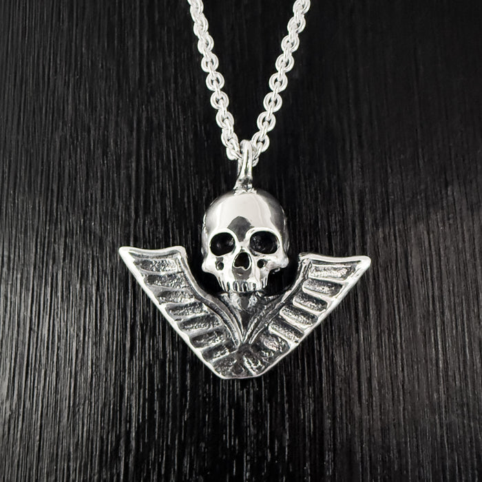 Victory Skull Silver Pendant