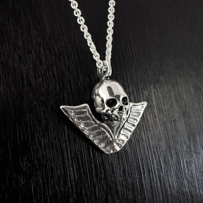 Victory Skull Silver Pendant