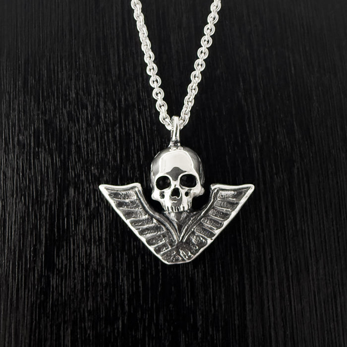 Victory Skull Silver Pendant