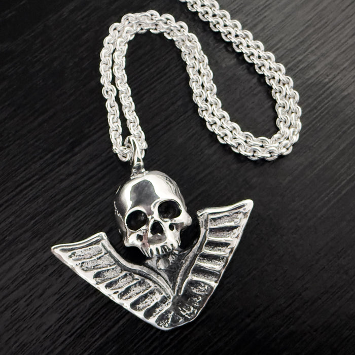 Victory Skull Silver Pendant