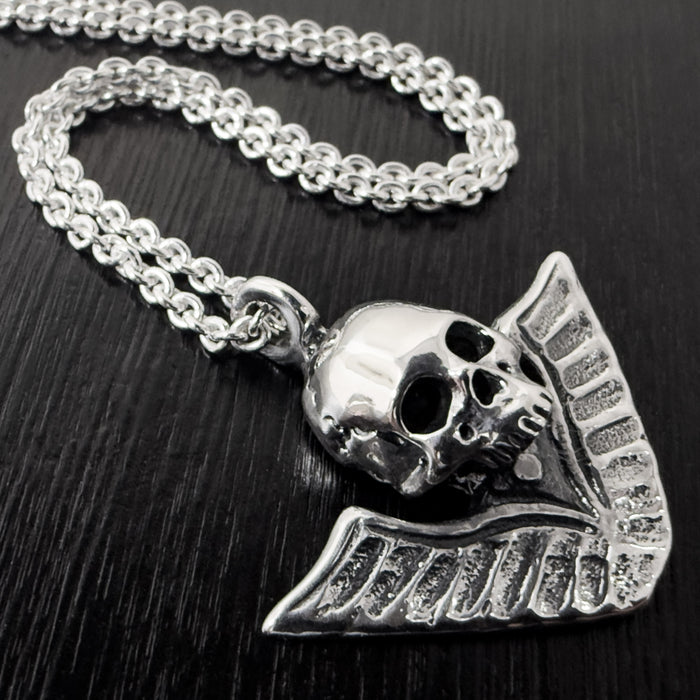 Victory Skull Silver Pendant