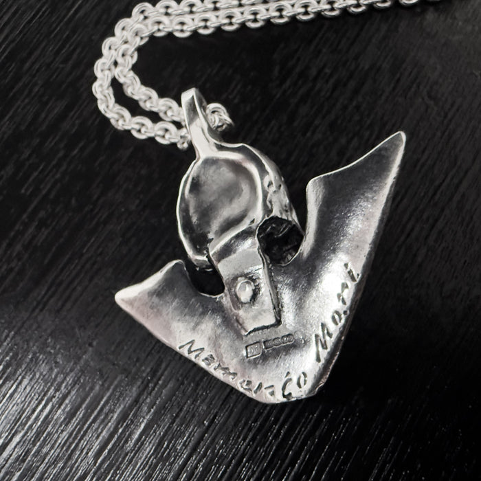 Victory Skull Silver Pendant