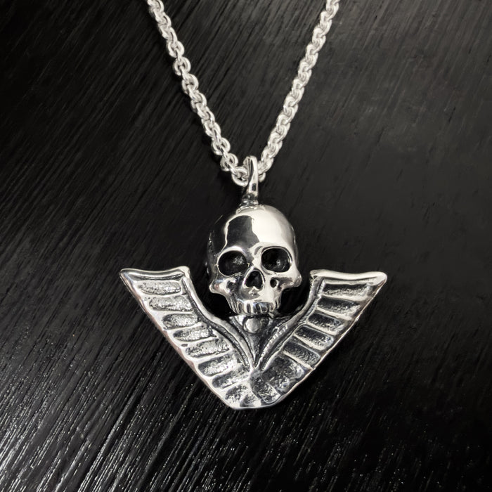 Victory Skull Silver Pendant