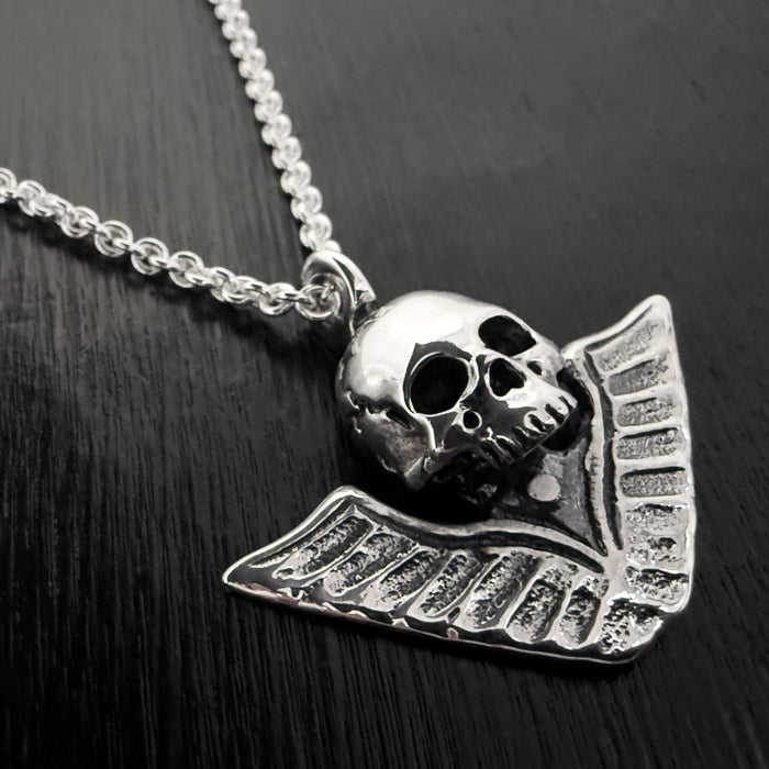 Victory Skull Silver Pendant