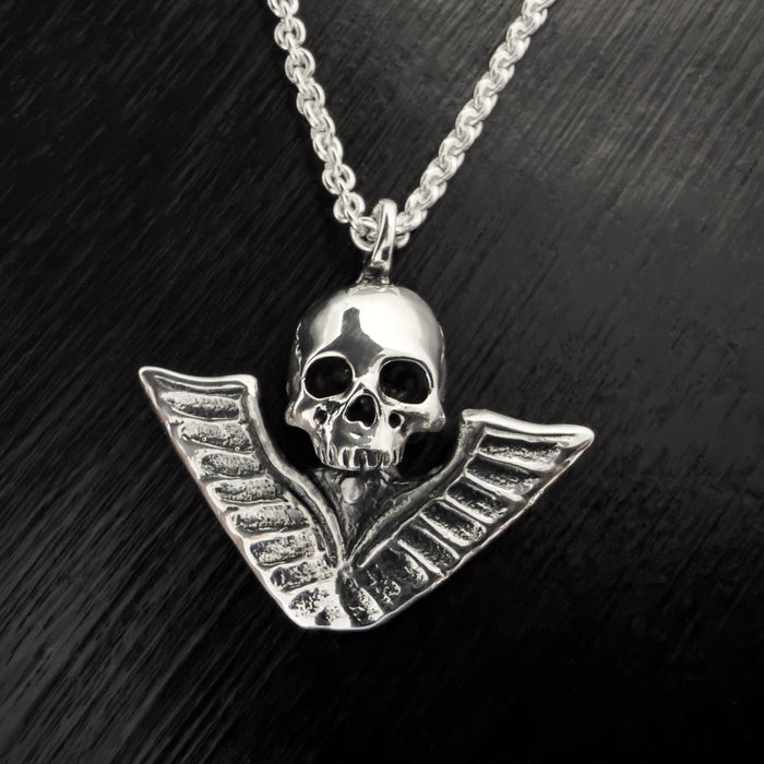 Victory Skull Silver Pendant