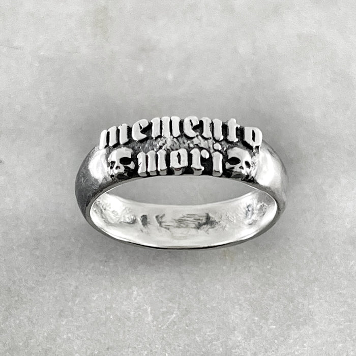 Two Skull Memento Mori Ring