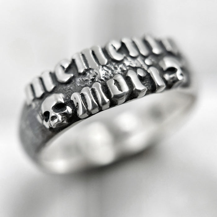 Two Skull Memento Mori Ring