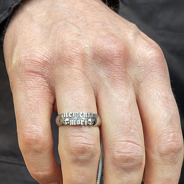 Two Skull Memento Mori Ring