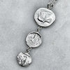 greek coin drop pendant necklace jewel thief Brighton