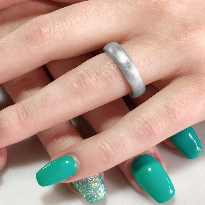 5.6mm Rustic Silver Band