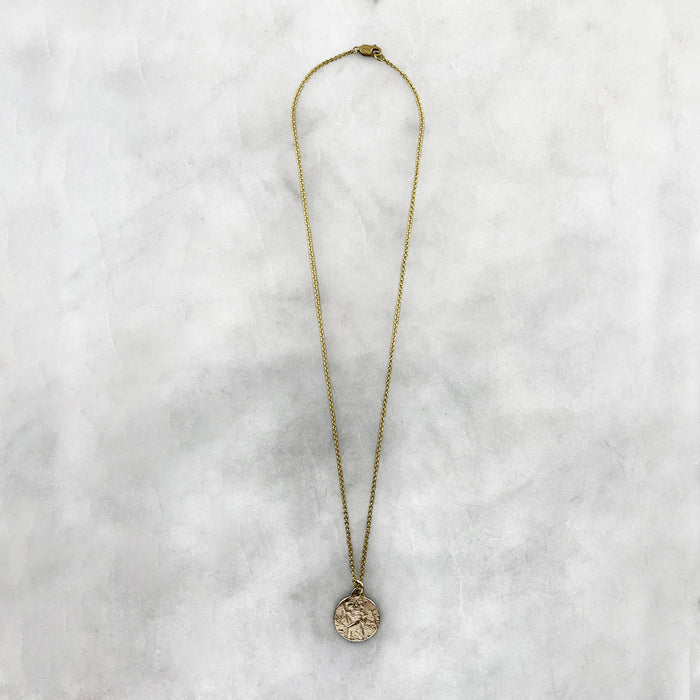 Solid 9k St Christopher Medal