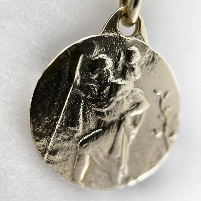 Solid 9k St Christopher Medal
