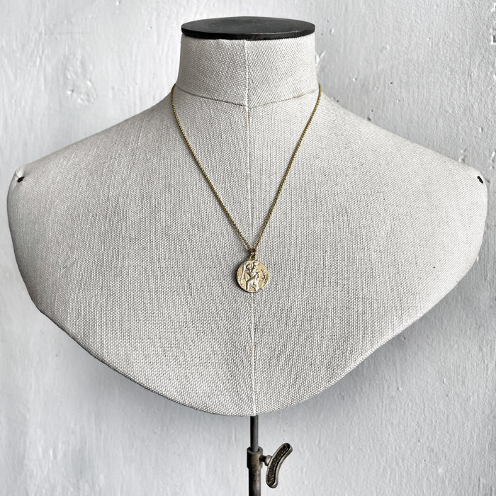 Solid 9k St Christopher Medal