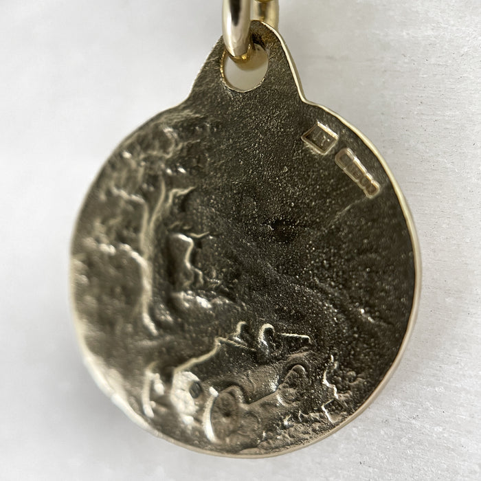 Solid 9k St Christopher Medal