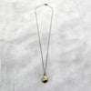 gold greek lion coin pendant necklace