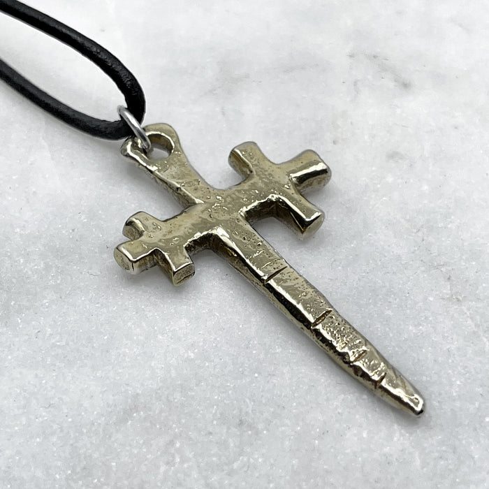 bronze cross crosslet pendant jewel thief Brighton