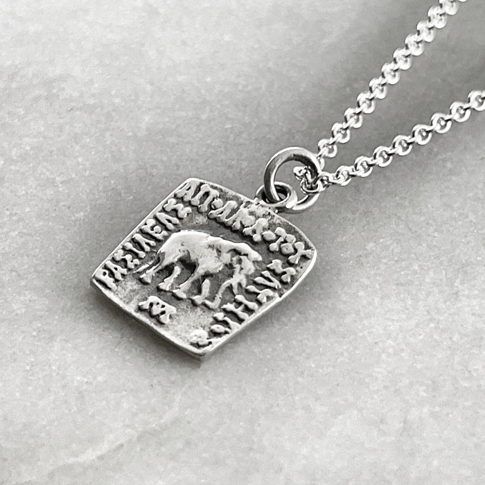 elephant coin pendant necklace jewel thief Brighton
