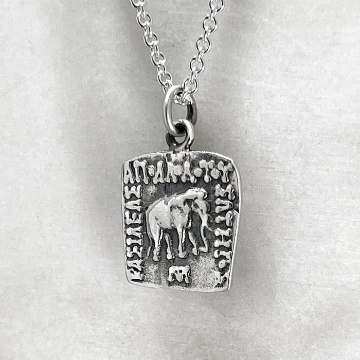 elephant coin pendant necklace jewel thief Brighton