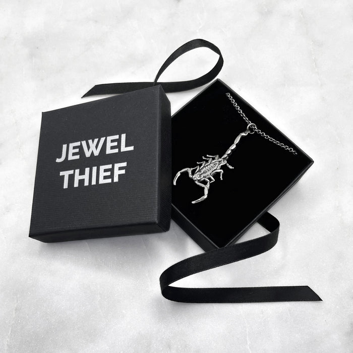 Silver Scorpion Necklace