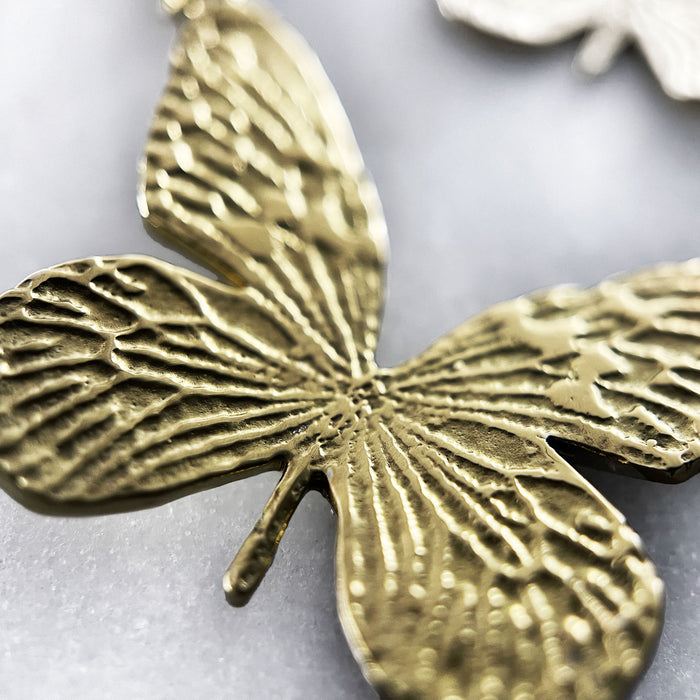 Gold Butterfly Pendant Necklace