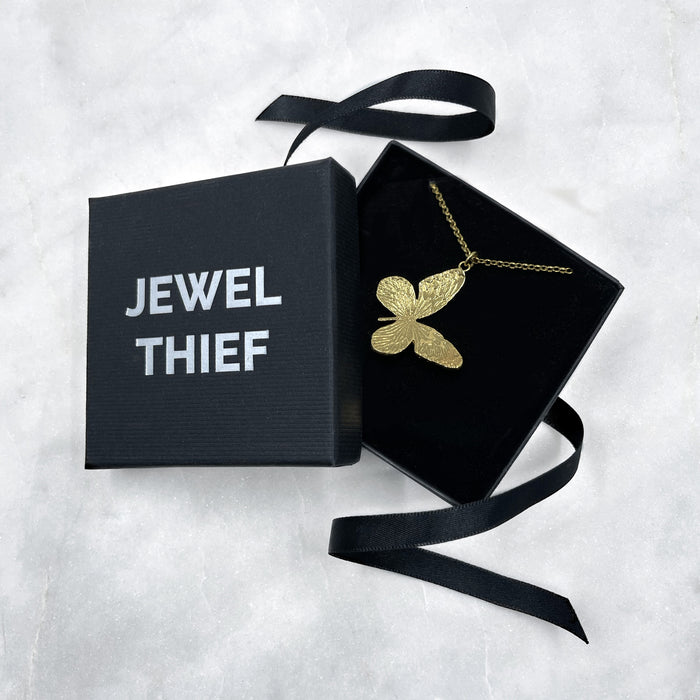 Gold Butterfly Pendant Necklace