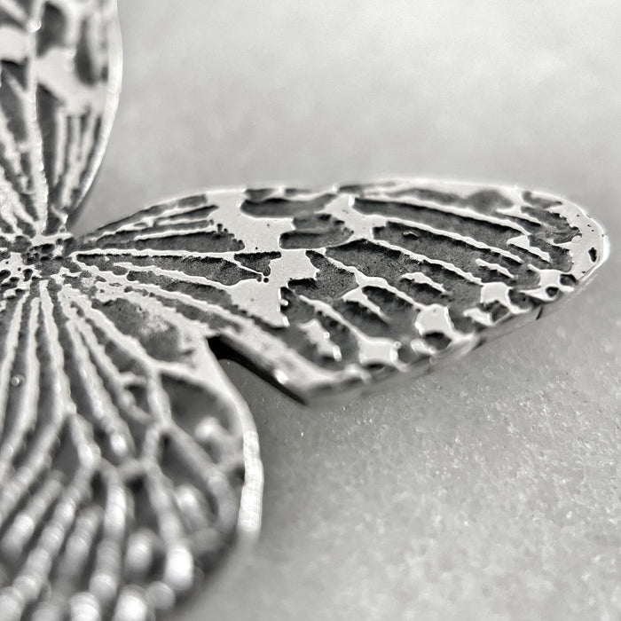 Silver Butterfly Pendant Necklace