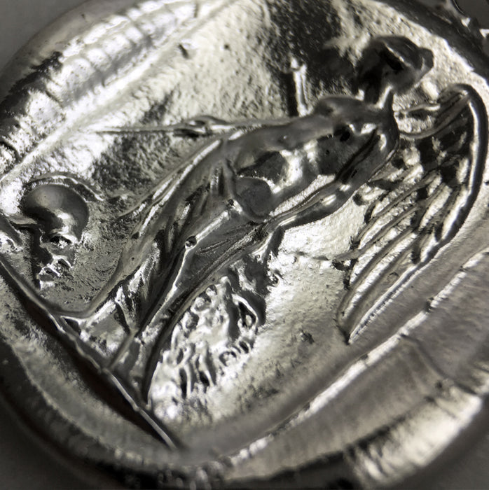 Silver Angel Seal Necklace
