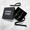 gold Anubis drop earrings jewel thief Brighton