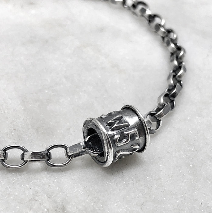 Pigeon Ring Bracelet, Silver Bracelet, Bird Ring Bracelet